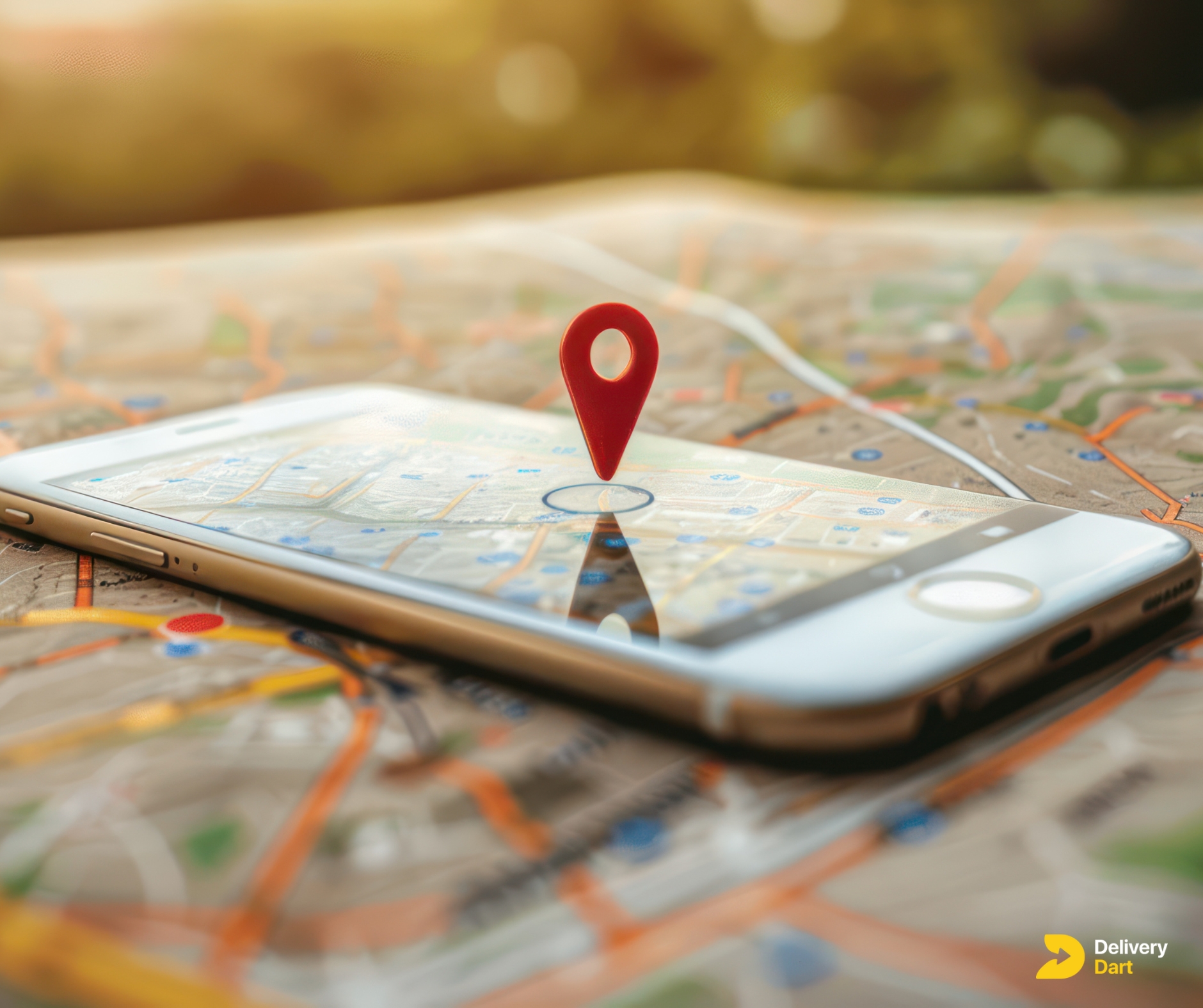 gps tracking system along with DeliveryDart logo