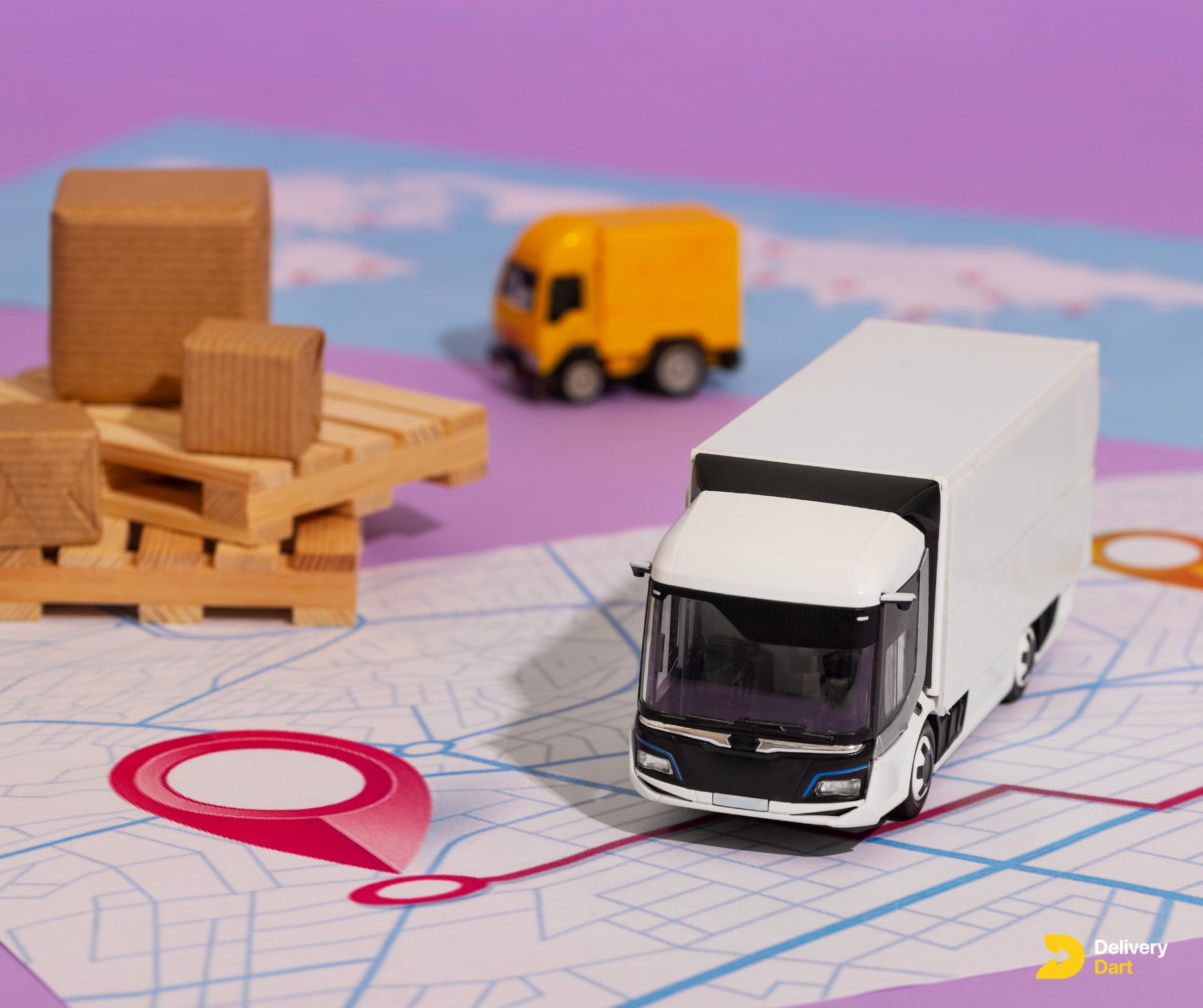 gps tracking for company along with DeliveryDart logo